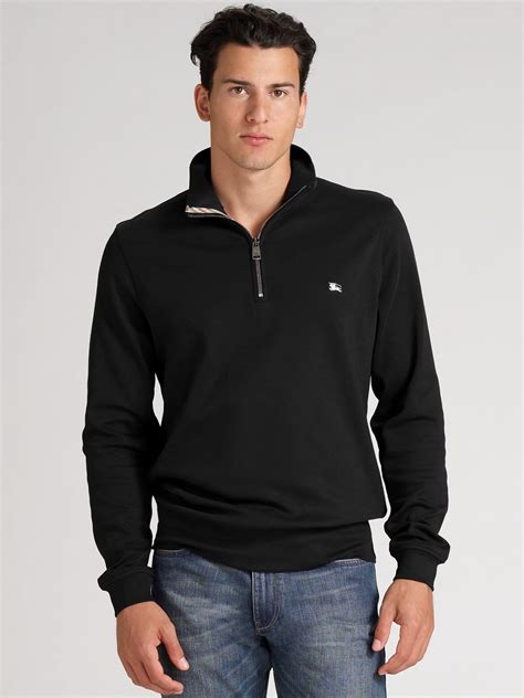 burberry mens jumpers|burberry men's half zip pullover.